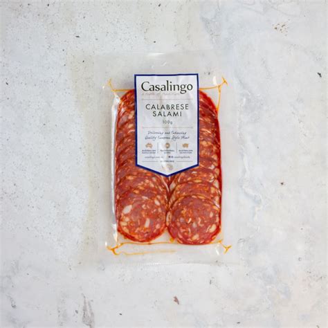 Calabrese Salami Sliced – Casalingo