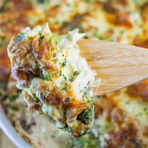 Keto Chicken Broccoli Casserole with Cheese Recipe | My Keto Kitchen