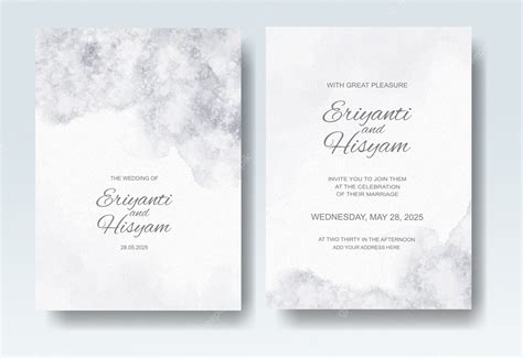 Premium Vector | Beautiful wedding card watercolor background with splash