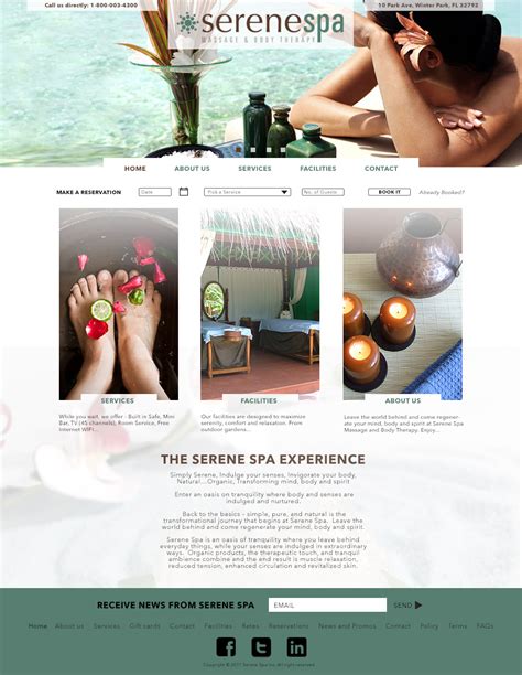 Serene Spa on Behance