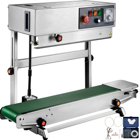 VEVOR Continuous Band Sealer FR-770, Vertical Automatic Continuous ...