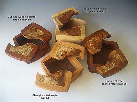 A Decorative Keepsake Box Handmade of Exotic Woods