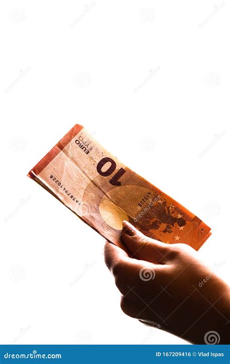 Woman Hand Giving Money Like Bribe or Tips Isolated on White Background ...