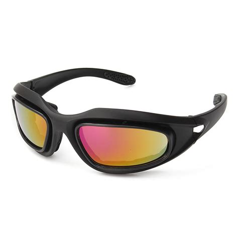 men women uv400 sunglasses motorcycle driving glasses goggles sports riding with 4 lens Sale ...