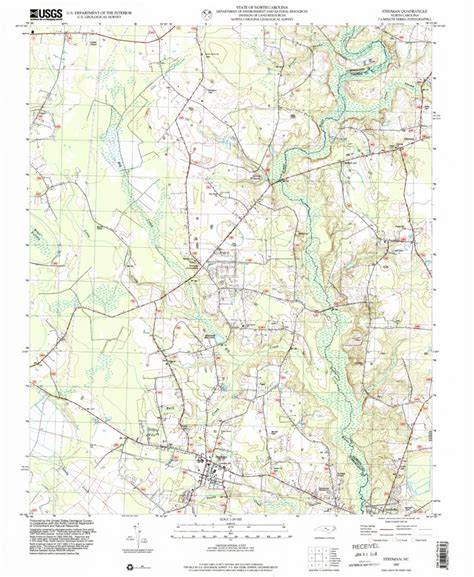 Stedman, NC (1997, 24000-Scale) Map by United States Geological Survey | Avenza Maps