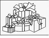 Christmas Gifts Coloring Page  Home sketch template
