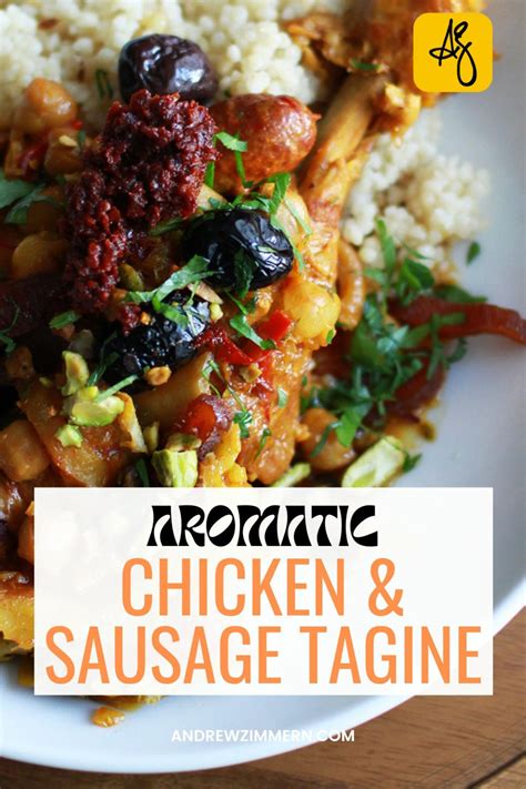 Chicken, Merguez Sausage & Artichoke Tagine Recipe - Andrew Zimmern