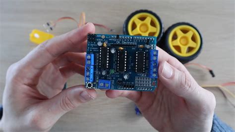 L293D DC Motor Driver Shield - The DIY Life