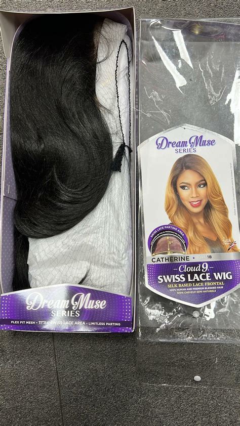 SENSATIONNEL CATHERINE CLOUD 9 HUMAN/SYNTHETIC HAIR MIX LACE FRONT- WIG | eBay