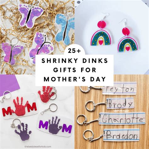 25+ Cute But Easy Shrinky Dink Ideas for Mother's Day - LalyMom