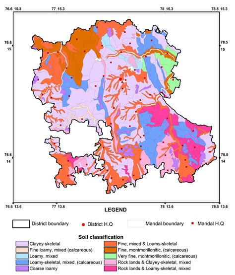 6: Soil map of Ananthapuramu district. | Download Scientific Diagram