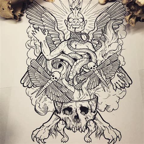 🔥AVAILABLE!!!🔥 - Would love to tattoo this Pazuzu piece on a dedicated client. Would look great ...