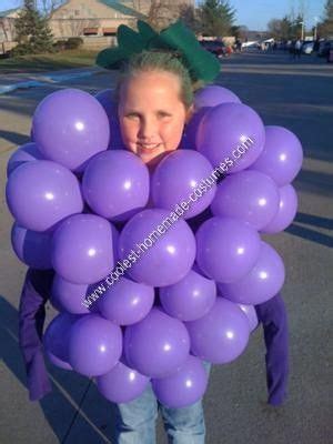 Coolest Homemade Bunch of Grapes Halloween Costume | Halloween girl, Homemade halloween ...