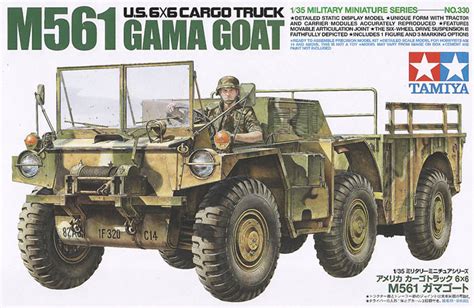 100% Satisfaction Guaranteed 1/35 Tamiya US M561 6X6 Cargo Truck Gama Goat w/ Driver Markings 4/ ...