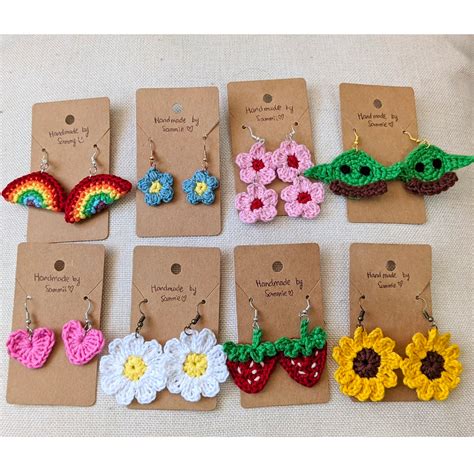 15 Adorable Crochet Pieces To Liven Up Your Spring Look | Crochet earrings pattern, Crochet ...