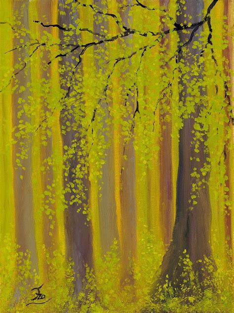 Twilight Forest 2 Painting by Flo Markowitz - Fine Art America