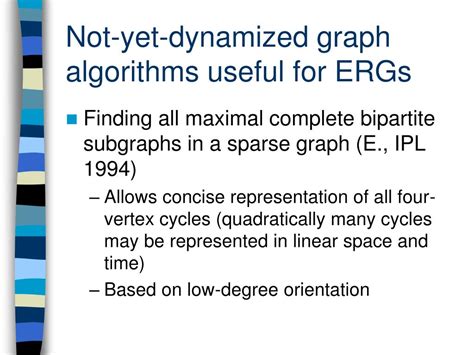 PPT - Exponential random graphs and dynamic graph algorithms PowerPoint Presentation - ID:6203440