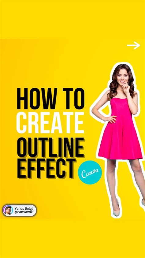 How to Create Outline Effect (Canva) | Graphic design tutorials photoshop, Graphic design ...
