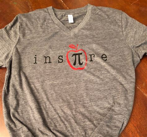 Custom Made Pi Day T shirt by SisterMadeDesigns on Etsy... super cute! | Pi day shirts, Math ...