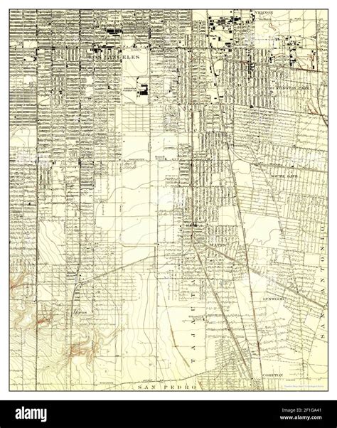 Watts, California, map 1924, 1:24000, United States of America by ...