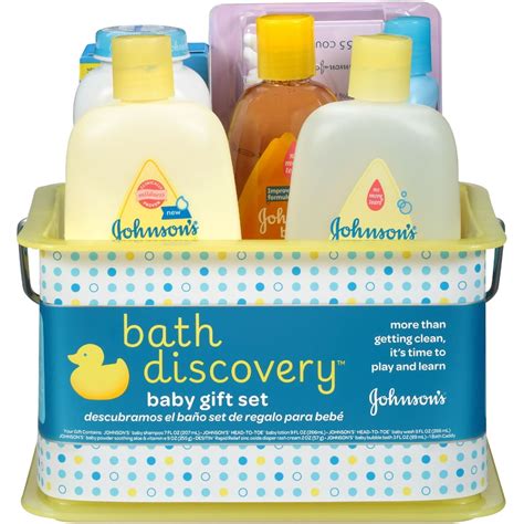 JOHNSON'S BATH DISCOVERY Baby Gift Set, 8 Items - Walmart.com - Walmart.com