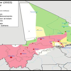 Map Showing Conflict Areas in Mali | Download Scientific Diagram