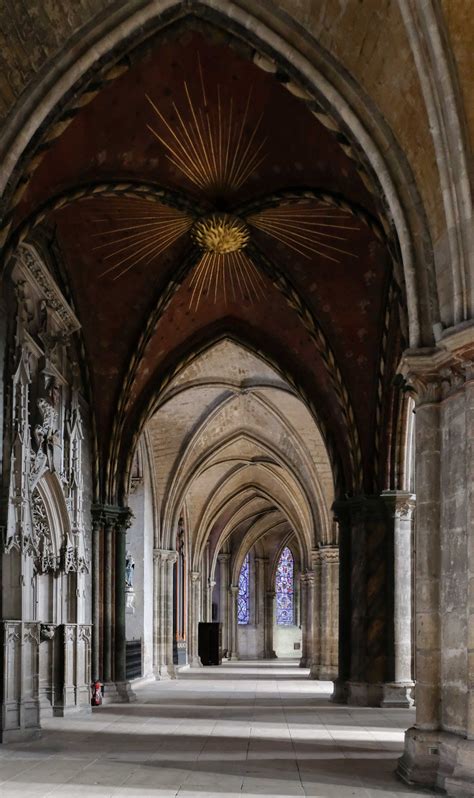 Bourges Cathedral north aisle - a unique example of gothic architecture ...