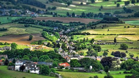 1280x1024 resolution | tilt photography of town surrounded by trees HD ...