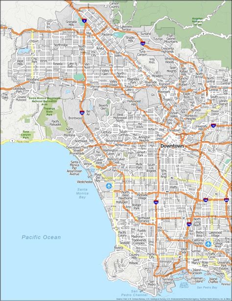 Los Angeles Neighborhood Map - GIS Geography