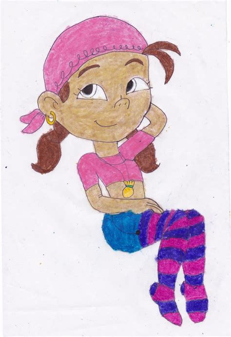 Pirate Izzy - COLORED VERSION by aabarro13 on DeviantArt