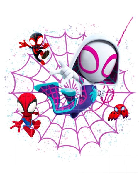 Ghost Spider Png Jpg Sublimation Spidey and His Amazing - Etsy