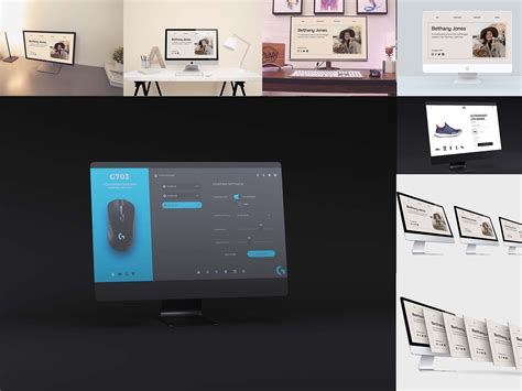 Responsive Website Mockup (PSD) by Arun Kumar on Dribbble