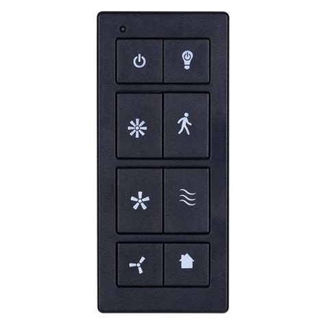 Universal Ceiling Fan Remote Control Kit with Wall Mount, Matte Black | Ceiling fan with remote ...