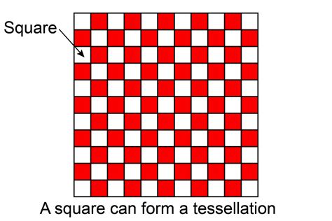 A tessellation is a shape that can be together with no gaps