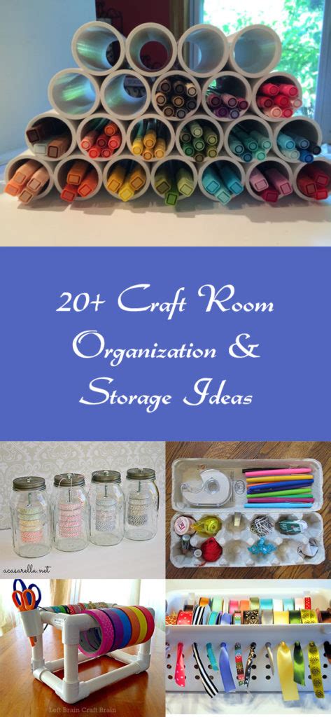20+ Craft Room Organization and Storage Ideas