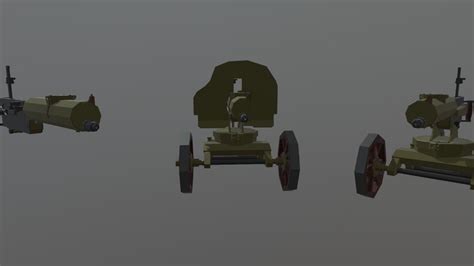 Maxim Gun - 3D model by JohnHamburger123 [d7cb827] - Sketchfab