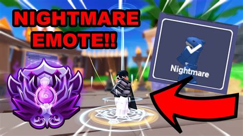 how to get the nightmare emote in roblox bedwars.... - YouTube