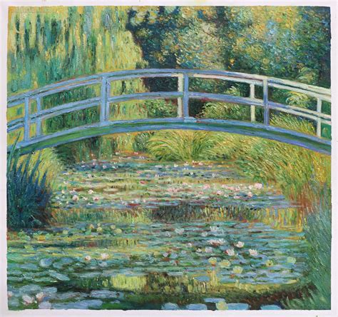 The Waterlily Pond with the Japanese Bridge - Claude Monet Paintings