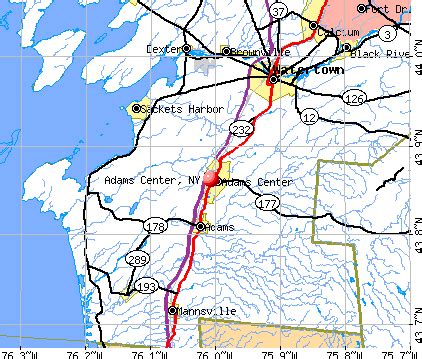 Adams Center, New York (NY 13606) profile: population, maps, real estate, averages, homes ...