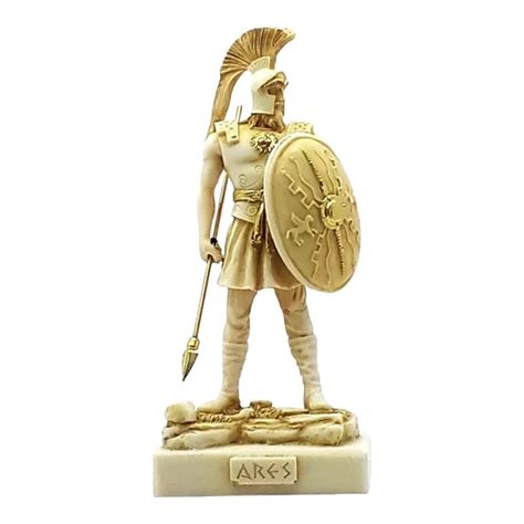 ARES MARS GREEK Roman God of War Statue Sculpture figure 7.09in/18cm ...