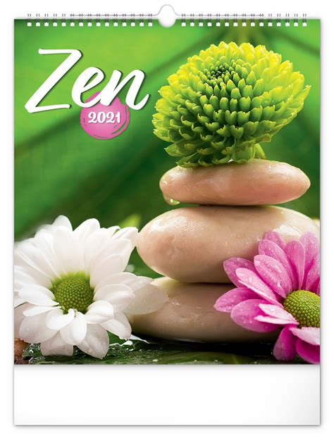 Wall calendar Zen 2021, 30 × 34 cm | PRESCO.CZ