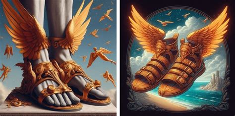 Greek God with Wings on His Feet - GreekEdu