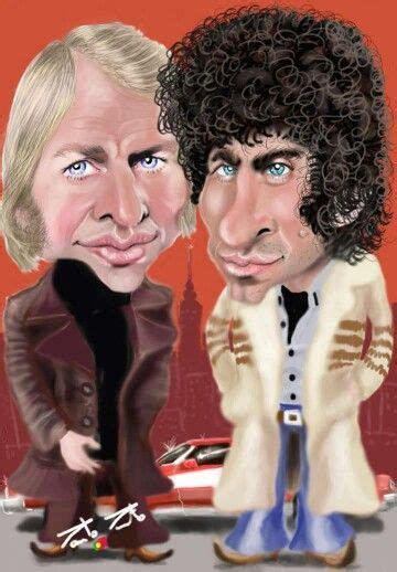 Starsky and Hutch | Caricature artist, Funny caricatures, Celebrity drawings