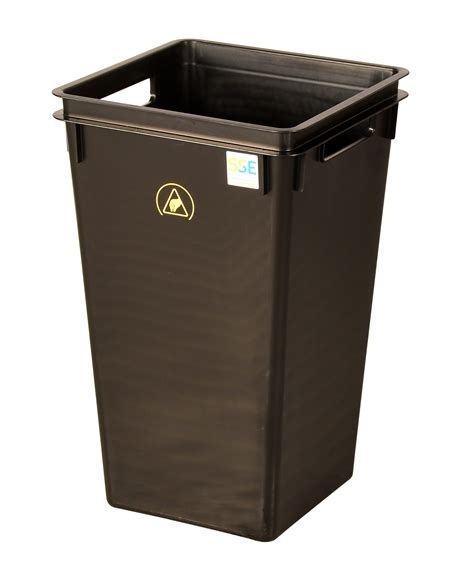 Wez Conductive Plastic ESD Waste Bin - Static Safe Environments