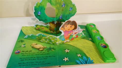 Dora's Musical Rescue Pop-up Sound Book with nursery rhymes - YouTube