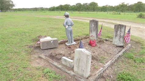 Confederate soldiers' graves believed to be vandalized at Alva cemetery