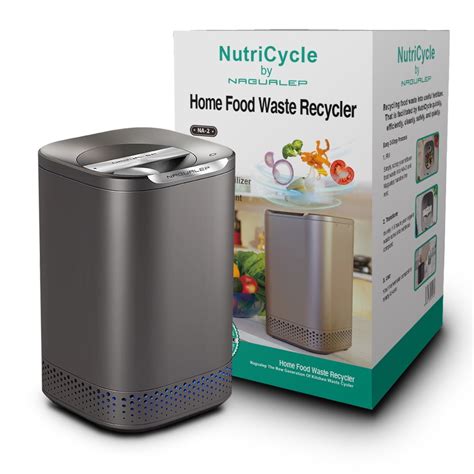 NAGUALEP Smart Waste Kitchen Composter, Compost Bin Kitchen, Electric Composter with Single ...