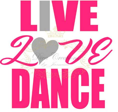 Live Love Dance SVG Vinyl Download Ready to Cut | Etsy