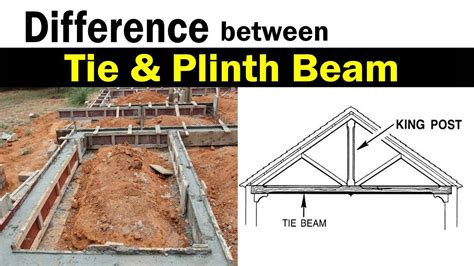 Difference between Plinth beam and Tie beam and their purpose in construction - YouTube