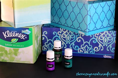 Essential Oil Infused Tissues with Kleenex Brand